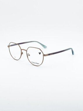 Calvin Klein CK23127 770 Eyeglasses Gold 50mm Geometric Frame